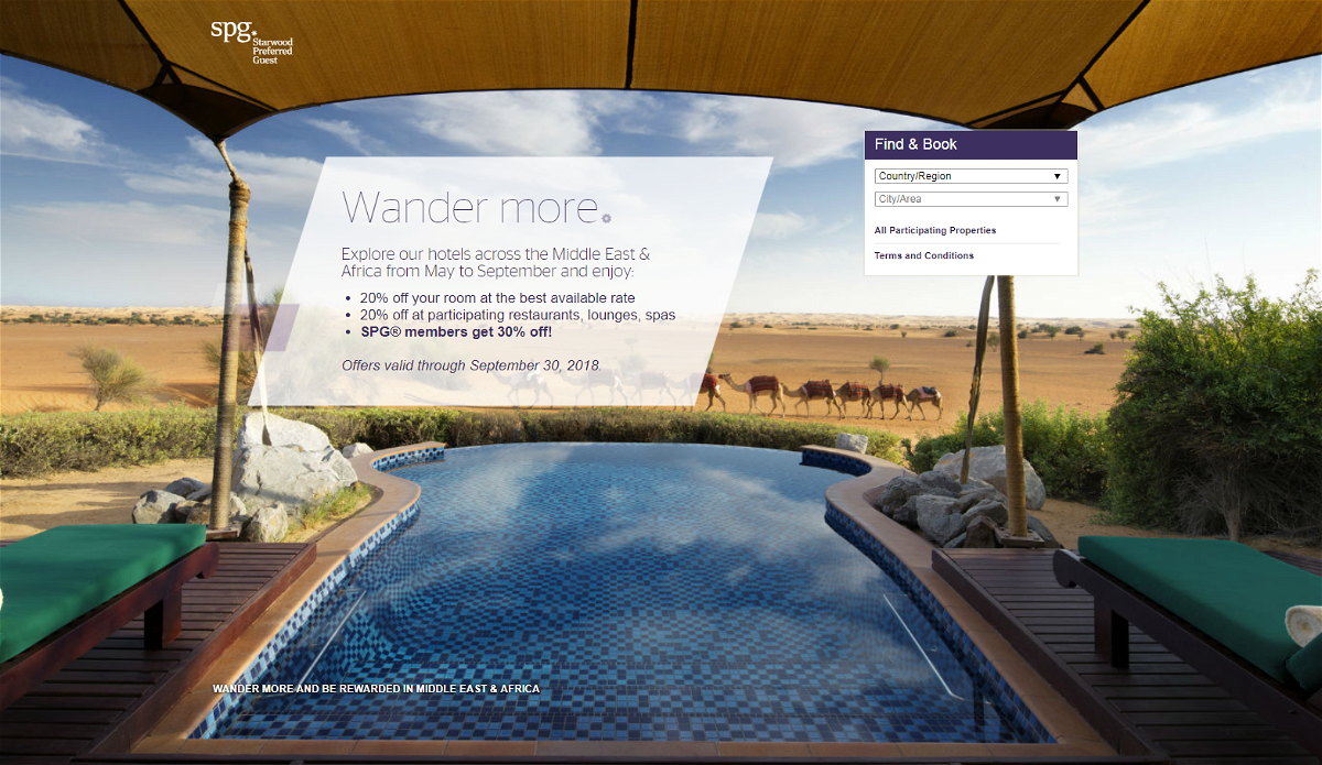 SPG Middle East & Africa 30 Percent Off Sale
